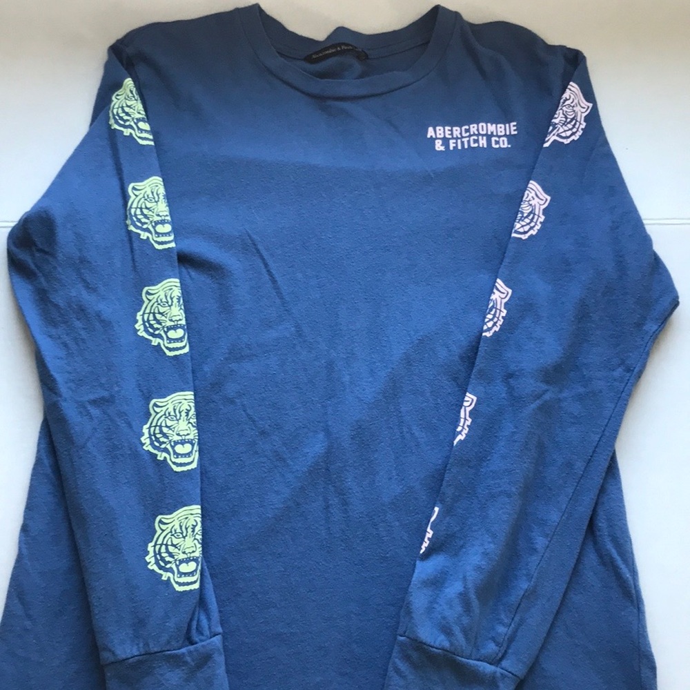 Abercrombie & Fitch Co. Blue Longsleeve Shirt